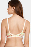 Rosaline Everyday Double Layered Non-Wired 3/4th Coverage T-Shirt Bra - Yellow Rose Pt — thumbnail 2